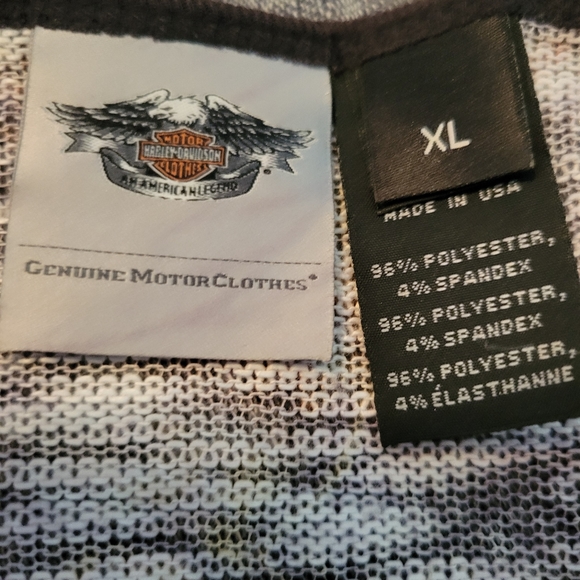 Gently used Harley Davidson raw hem tank top - Picture 2 of 4